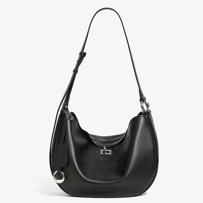 Damen Echtleder Designer Casual Crescent Bag