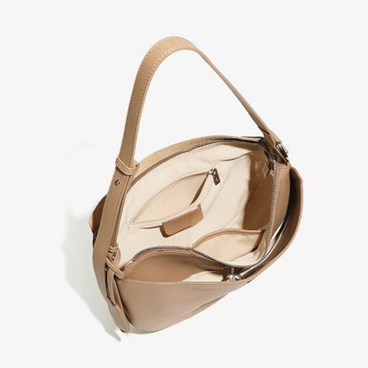Damen Echtleder Designer Casual Crescent Bag