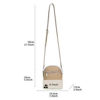 TOGO Rindsleder Crossbody Vielseitige modische Handy-Umhängetasche