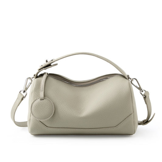Boston-Tasche aus echtem Leder für Damen