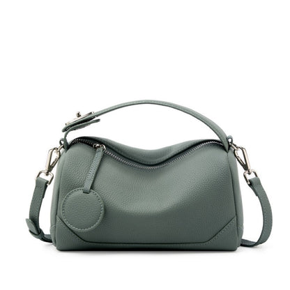 Boston-Tasche aus echtem Leder für Damen