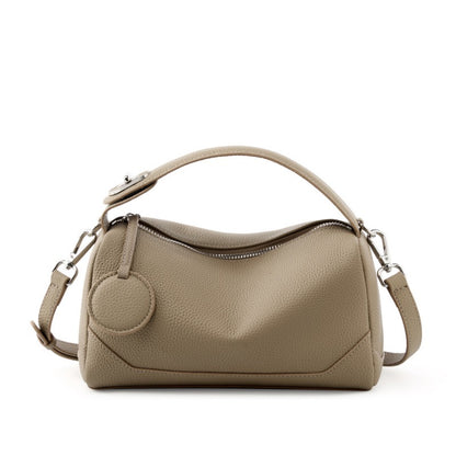 Boston-Tasche aus echtem Leder für Damen