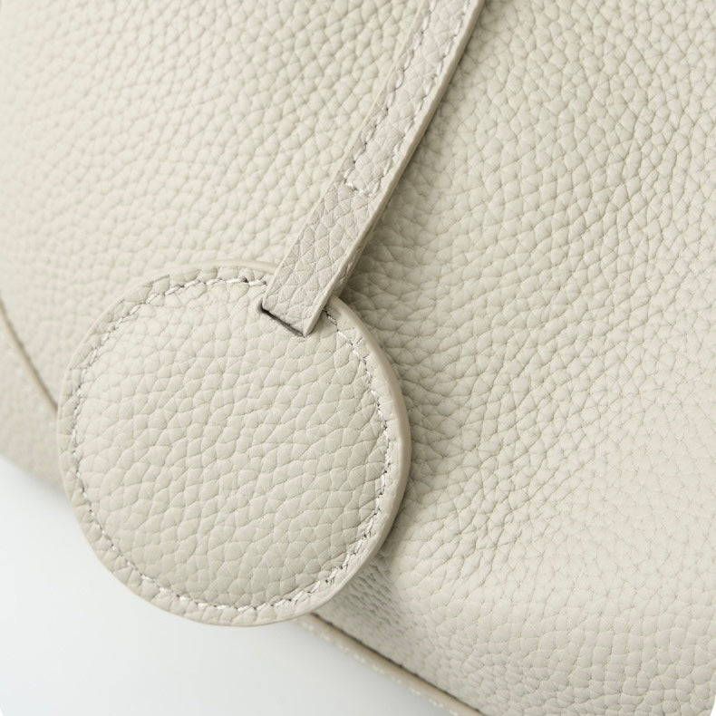 Boston-Tasche aus echtem Leder für Damen