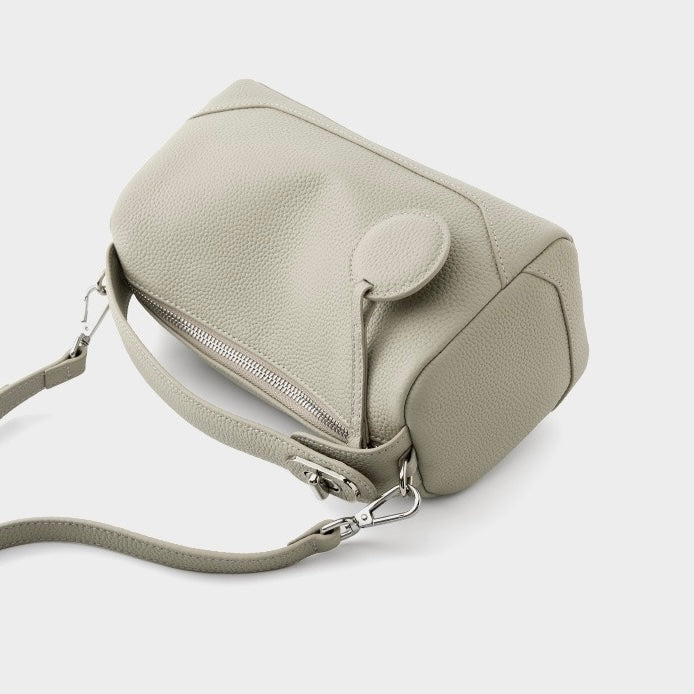 Boston-Tasche aus echtem Leder für Damen