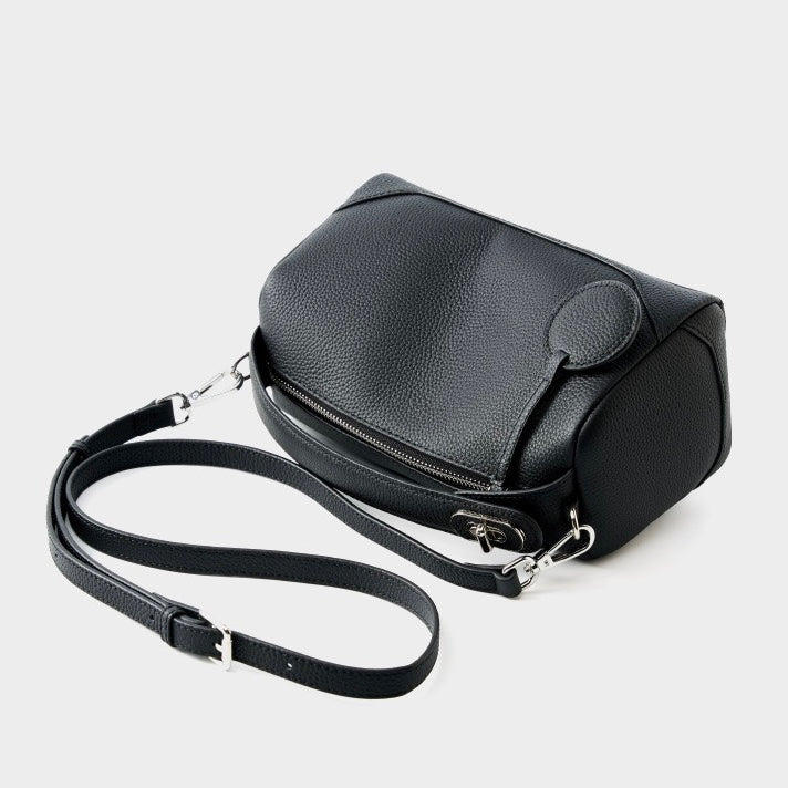 Boston-Tasche aus echtem Leder für Damen