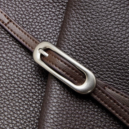 Women's Pebbled Leather Bucket Bag with Knot & Sphere Detail