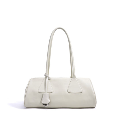 Frühling Sommer Französisch Stil Echtleder Kissen Schulter Baguette Tasche