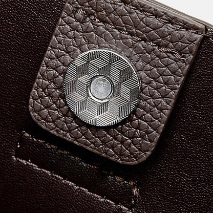 Women's Luxury Genuine Leather Basket Bucket Bag