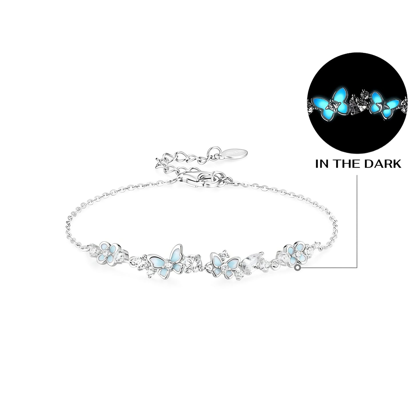 [Edición Limitada] Pulsera Mariposa Púrpura de Sueño Luminoso