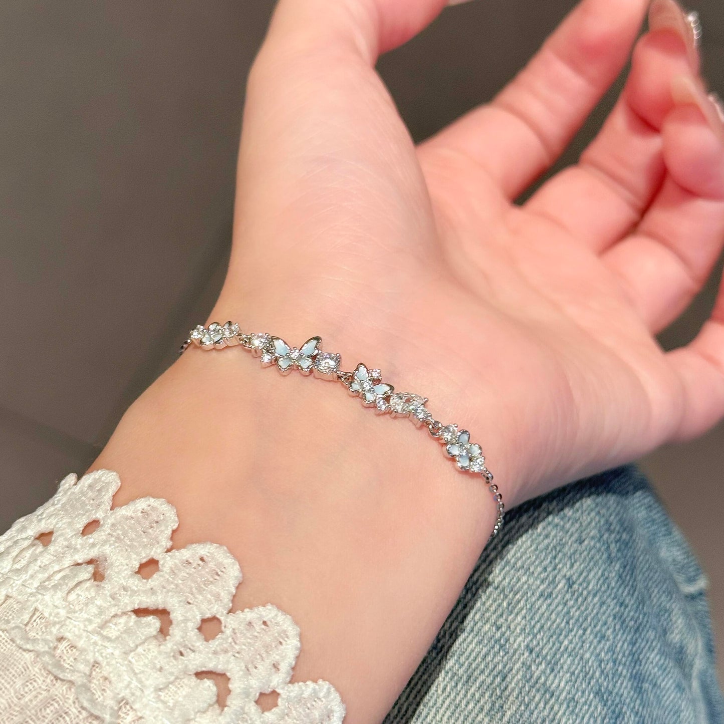 [Edición Limitada] Pulsera Mariposa Púrpura de Sueño Luminoso