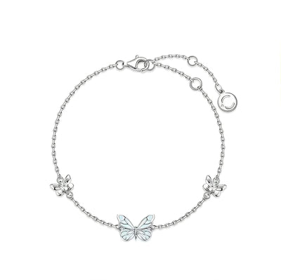 Luminous Dream Blue Butterfly Bracelet