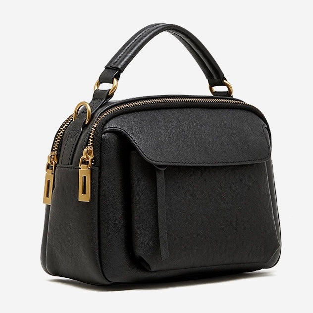 Bolso bandolera Aurelia de cuero genuino para mujer