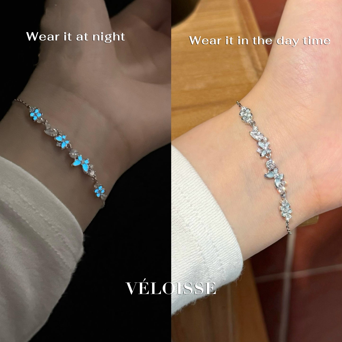 [Edición Limitada] Pulsera Mariposa Púrpura de Sueño Luminoso