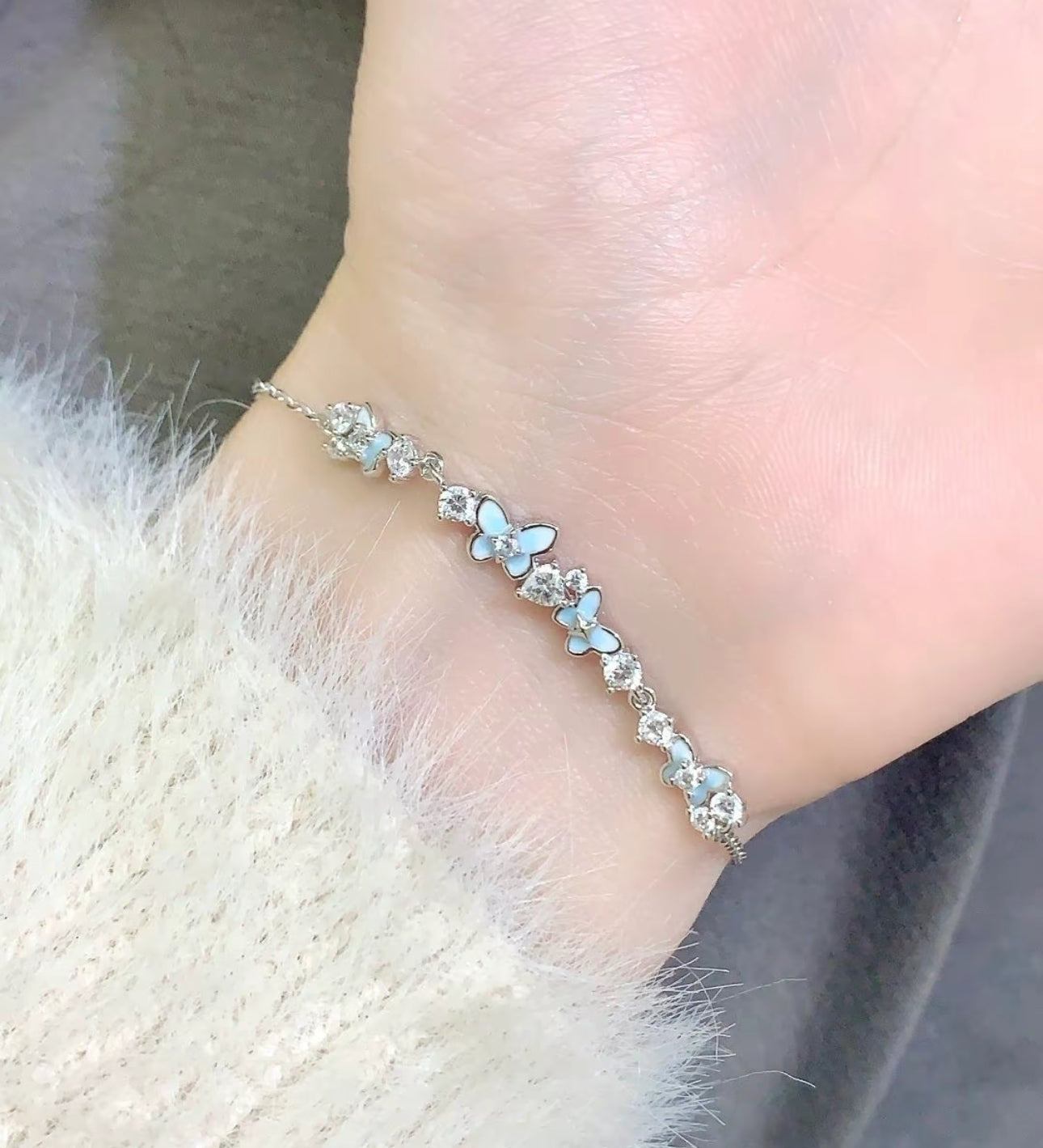 [Edición Limitada] Pulsera Mariposa Púrpura de Sueño Luminoso