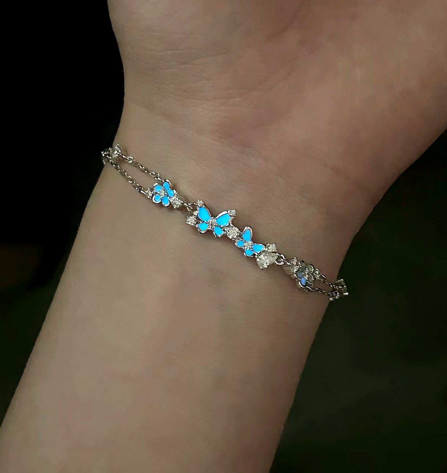 [Edición Limitada] Pulsera Mariposa Púrpura de Sueño Luminoso