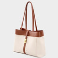 Dune &amp; Saddle Tote Bag aus echtem Leder für Damen