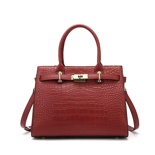 Women’s Genuine Leather Classic Everyday Tote Bag