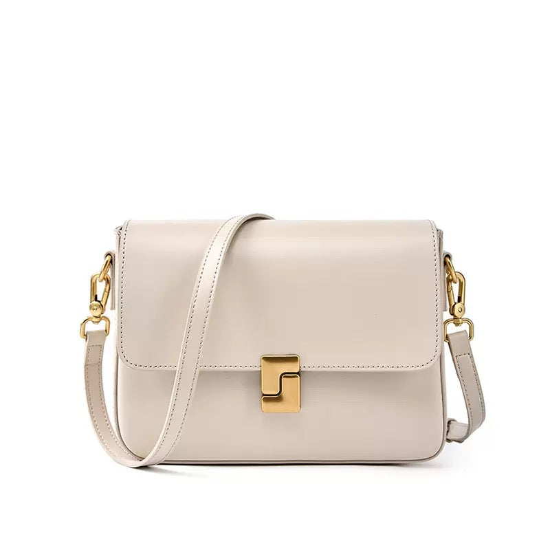 Women’s Genuine Leather Daily Commuter Shoulder Box Bag