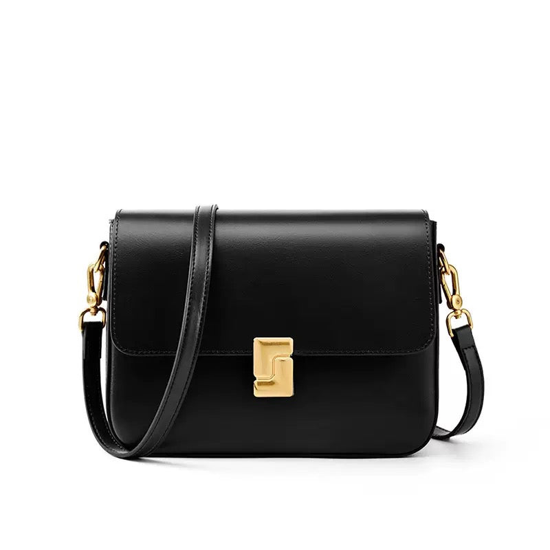 Women’s Genuine Leather Daily Commuter Shoulder Box Bag