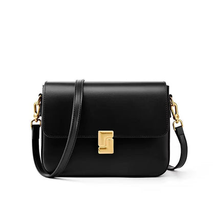 Women’s Genuine Leather Daily Commuter Shoulder Box Bag