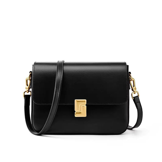 Women’s Genuine Leather Daily Commuter Shoulder Box Bag