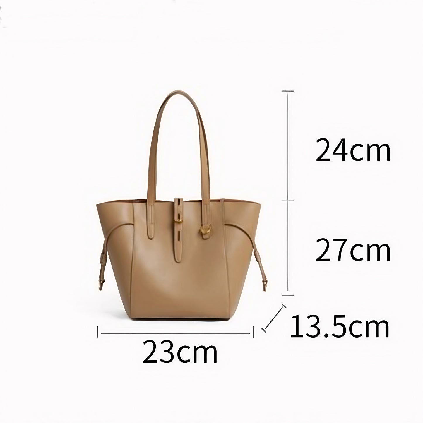 Sac fourre-tout vintage en cuir véritable pour femme avec boucle à cadenas
