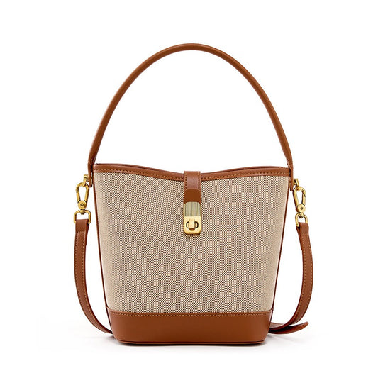 Niche – Commuter – Gewebte Schultertasche in Farbblockdesign
