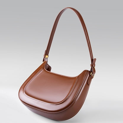 Vintage-Umhängetasche aus echtem Leder für Damen