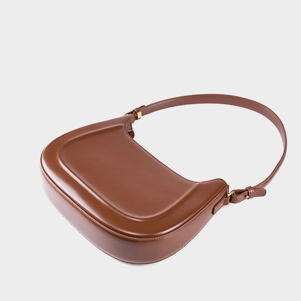 Vintage-Umhängetasche aus echtem Leder für Damen