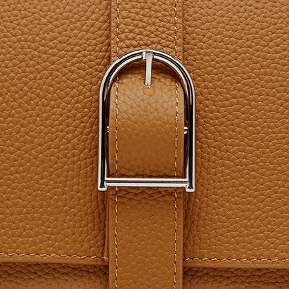 Commuter Minimalist Genuine Leather Saddle Bag