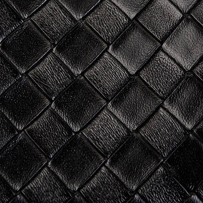 Premium Leather Woven Large Capacity Versatile Tote Crossbody Basket Bag