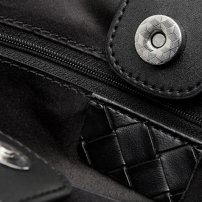 Bolso tejido de cuero genuino Aura para mujer