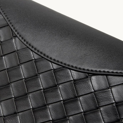 Bolso tejido de cuero genuino Aura para mujer