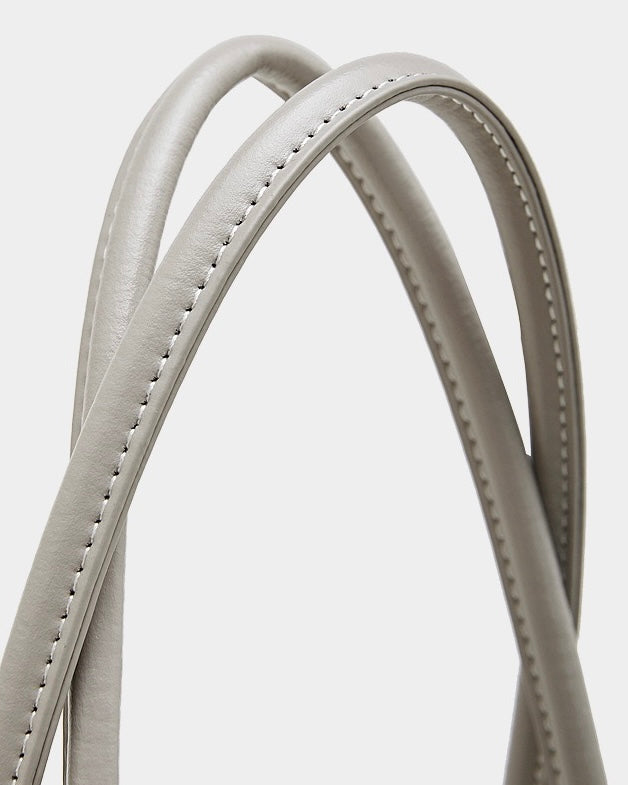 Bolso Tote con Cinturón de Cuero Genuino Ash Etéreo para Mujer