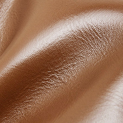 Bolso bandolera de cuero color castaño para mujer