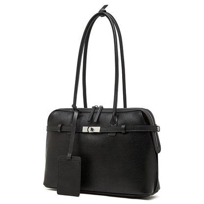 Bolso Tote Estructurado de Cuero Genuino Eclipse para Mujer