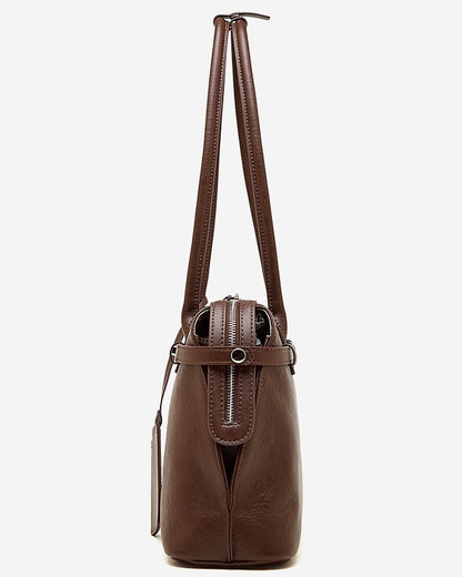 Bolso Tote Estructurado de Cuero Genuino Eclipse para Mujer