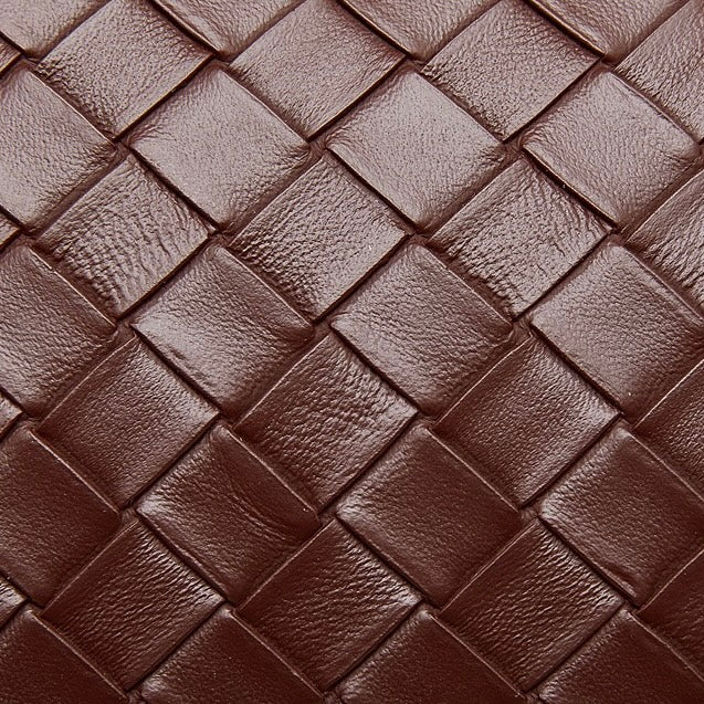 Bolso Tote de Cuero Trenzado con Hebilla para Mujer Noir