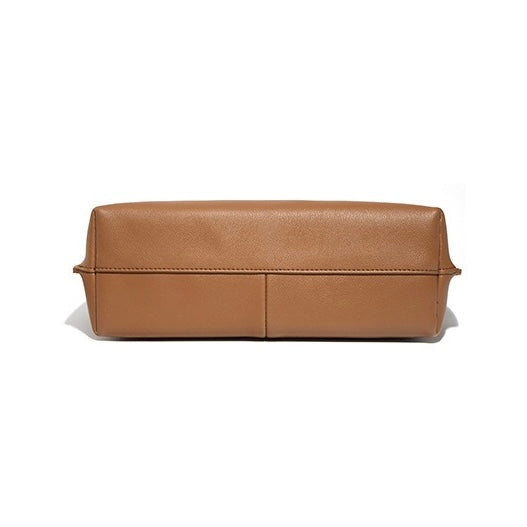 Damen-Eimertasche aus echtem Leder für den Pendler