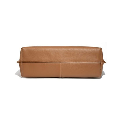 Damen-Eimertasche aus echtem Leder für den Pendler