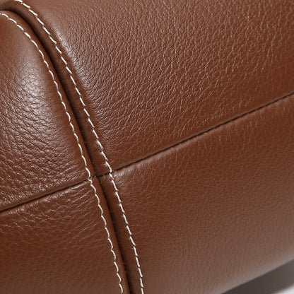 Damen Echtleder Niche Crescent Vintage Schulter-Umhängetasche