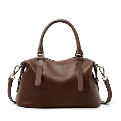 Top-Grain-Leder Vintage Fashion Kissen Handtasche Umhängetasche