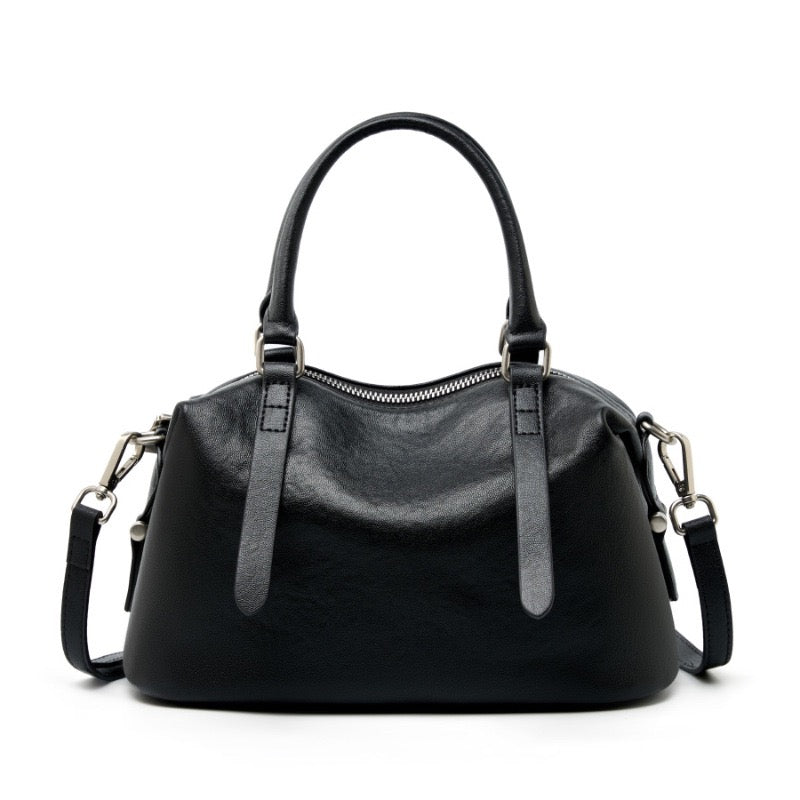 Top-Grain-Leder Vintage Fashion Kissen Handtasche Umhängetasche
