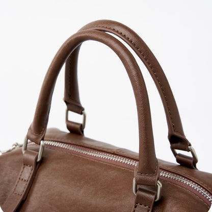 Top-Grain-Leder Vintage Fashion Kissen Handtasche Umhängetasche