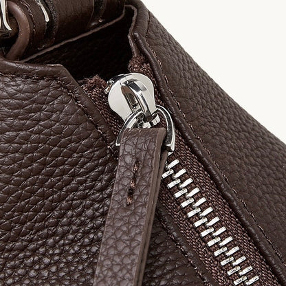 Die Origami Asymmetrische Echtledertasche – Vielseitige 2-Wege-Tragbare Schultertasche