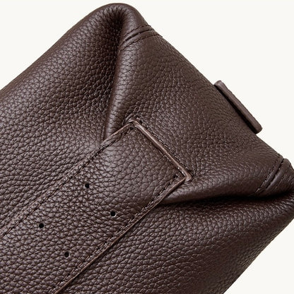 Die Origami Asymmetrische Echtledertasche – Vielseitige 2-Wege-Tragbare Schultertasche