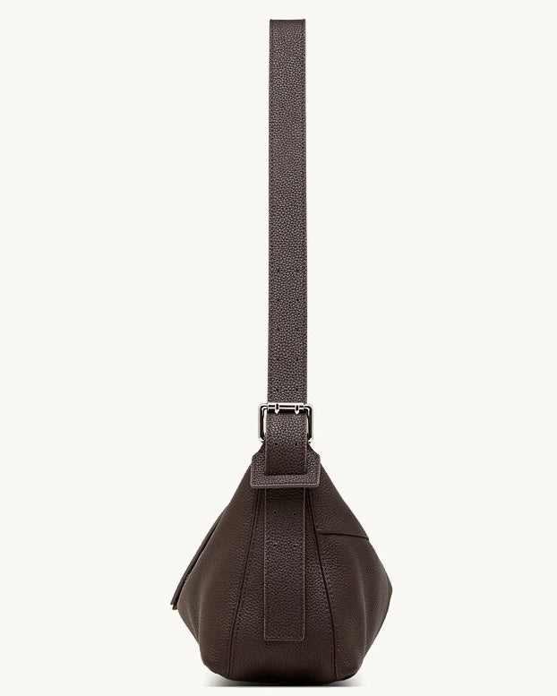 Die Origami Asymmetrische Echtledertasche – Vielseitige 2-Wege-Tragbare Schultertasche