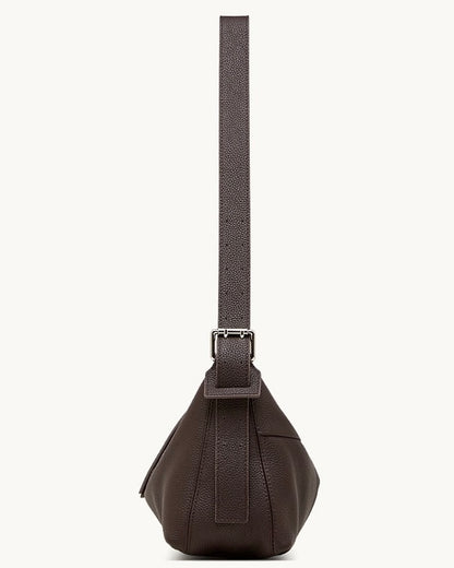 Die Origami Asymmetrische Echtledertasche – Vielseitige 2-Wege-Tragbare Schultertasche