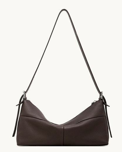 Die Origami Asymmetrische Echtledertasche – Vielseitige 2-Wege-Tragbare Schultertasche