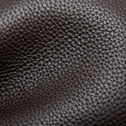 Contrast Stitch Half-Moon Genuine Leather Bag - Versatile 2-Way Carry Hobo